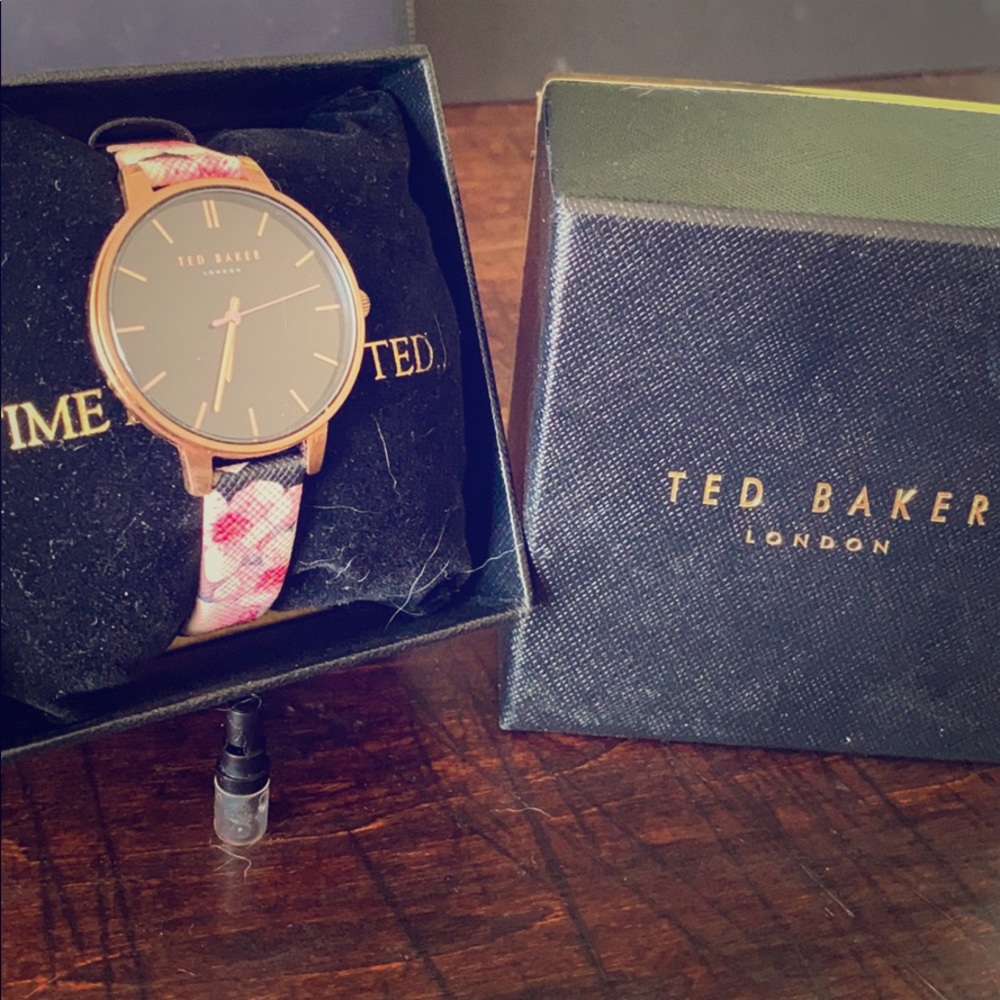 Ted Baker Kate Foral Print Watch